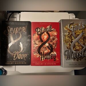 Serpent and Dove, Blood and Honey, Gods and Monsters. 3 book trilogy!